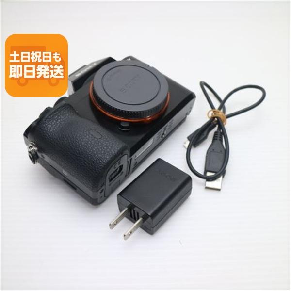 超美品 α7 ILCE-7 ブラック 即日発送 ミラーレス一眼 SONY 本体 あす