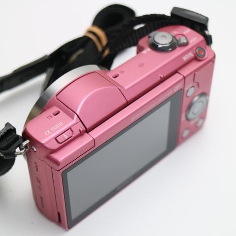 美品 α5000 ILCE-5000 ボディ ピンク 即日発送 ミラーレス一眼 SONY 