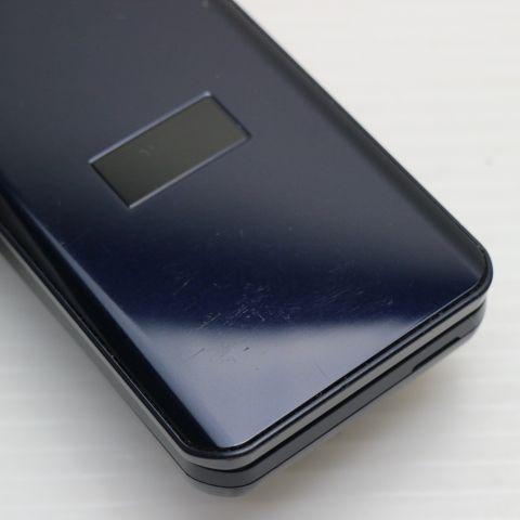 美品 arrows ケータイ ベーシック F-41C ネイビー スマホ 白ロム 中古