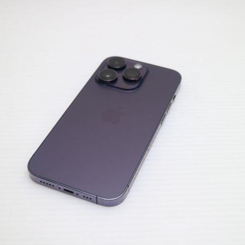 美品 SIMフリー iPhone14 Pro 512GB ディープパープル スマホ 中古あす
