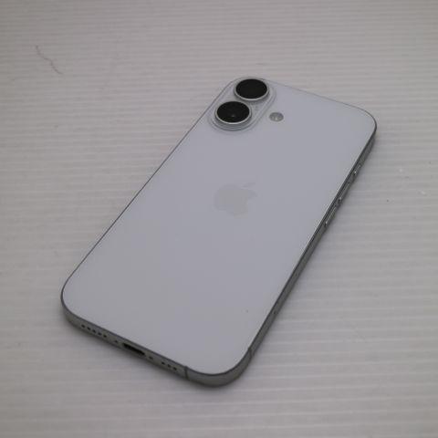 美品 SIMフリー iPhone 16 128GB ホワイト スマホ APPLE 即日発送 あす