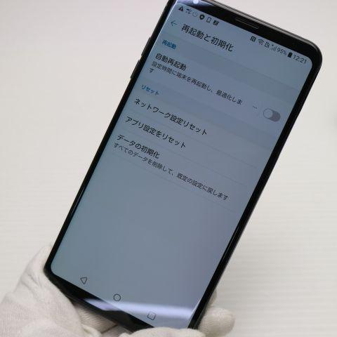 超美品 L-01K V30+ ブラック スマホ 即日発送 白ロム 中古 DoCoMo LG