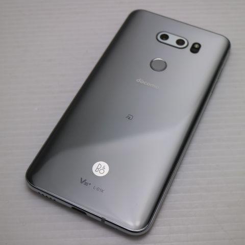 超美品 L-01K V30+ シルバー スマホ 即日発送 白ロム 中古 DoCoMo LG