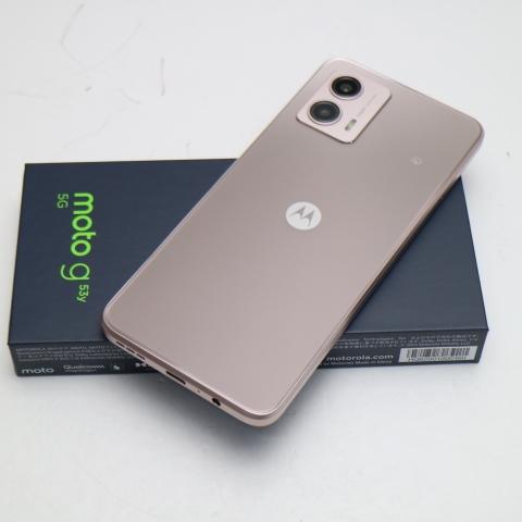 新品未使用 moto g53y 5G ペールピンク 国内版SIMフリー スマホ 