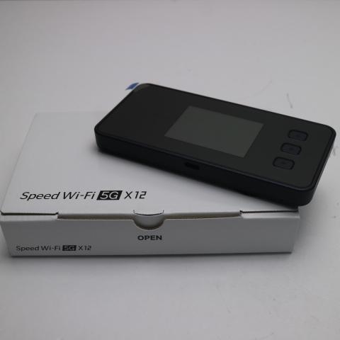新品未使用 Speed Wi-Fi 5G X12 NAR03 シャドーブラック AU ルーター  