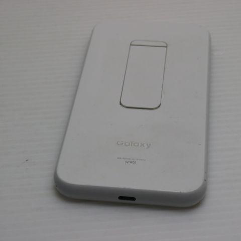 良品中古 UQ Galaxy 5G Mobile Wi-Fi ホワイト スマホ 白ロム 本体