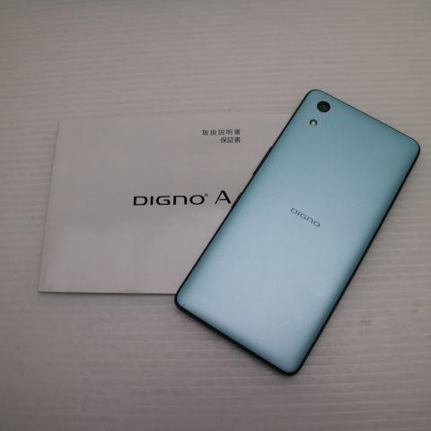 新品未使用 UQmobile DIGNO A ブルー スマホ 本体 白ロム あすつく