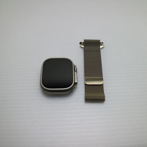 超美品 Apple Watch Ultra 49mm GPS+Cellular チタニウム スマホ 中古  