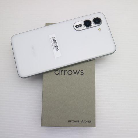 新品未使用 SIMフリー arrows Alpha ホワイト スマホ 富士通 即日発送
