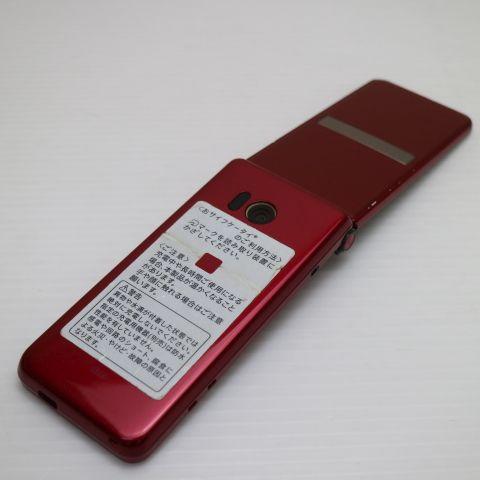 美品 SHF34 AQUOS K レッド本体 白ロム ガラケー au SHARP あすつく 土日祝発送OK_1