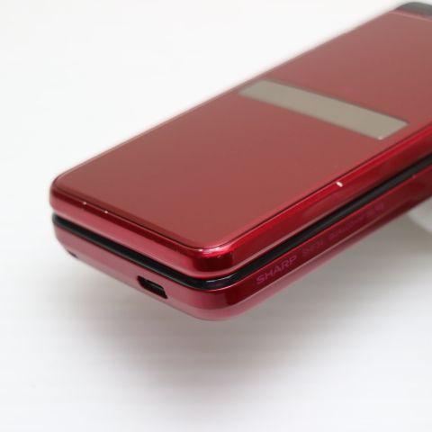 美品 SHF34 AQUOS K レッド本体 白ロム ガラケー au SHARP あすつく 土日祝発送OK_2