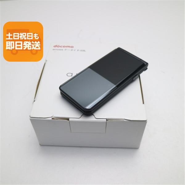 新品未使用 F-03L arrows ケータイ ブラック スマホ 本体 白ロム あす 