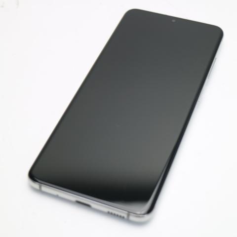 美品 SCG01 Galaxy S20 5G クラウドホワイト スマホ 白ロム 中古 あす  