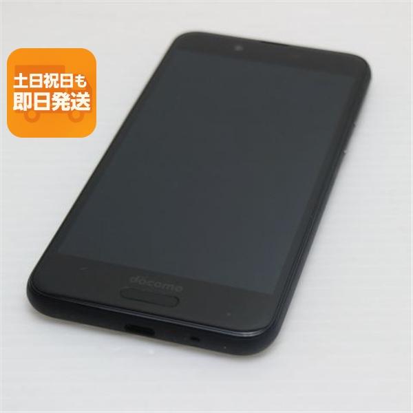 超美品 SH-01K AQUOS sense ブラック スマホ 即日発送 白ロム 中古