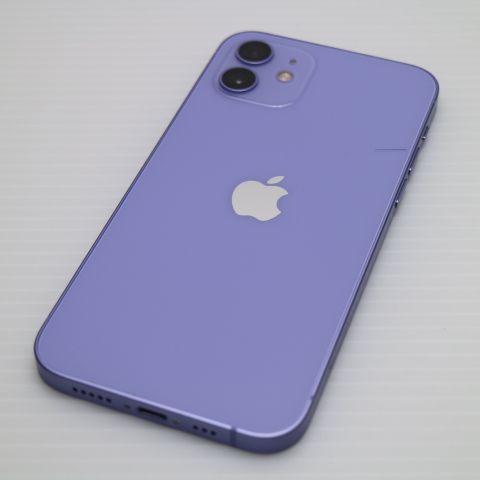 超美品 SIMフリー iPhone12 128GB パープル 即日発送 スマホ 白