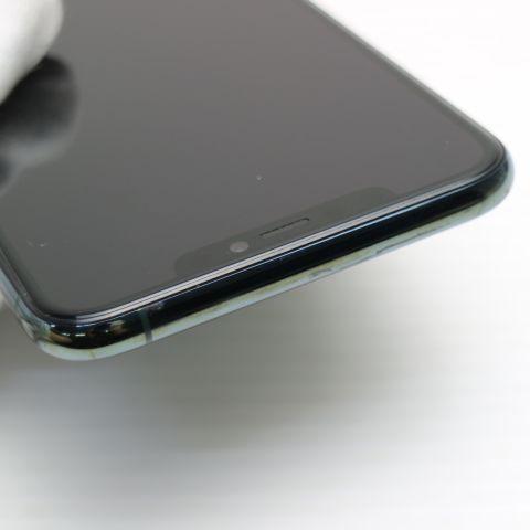 超美品 SIMフリー iPhone 11 Pro Max 64GB ミッドナイトグリーン 