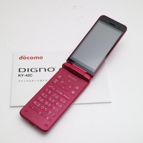 新品未使用 KY-42C DIGNO ケータイ レッド DoCoMo ガラケー 京セラ