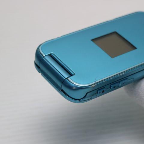 美品 F-01G らくらくホン ベーシック4 ブルー 即日発送 ガラケー