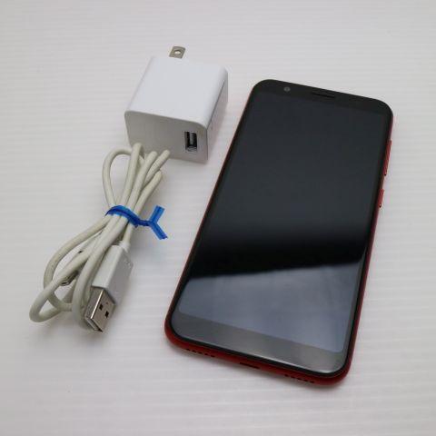 新品同様 ZenFone Max (M1) レッド スマホ 本体 白ロム 中古 あすつく