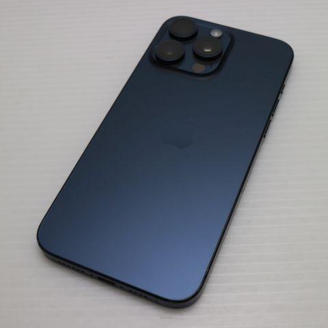 美品 SIMフリー iPhone15 Pro Max 512GB ブルーチタニウム スマホ