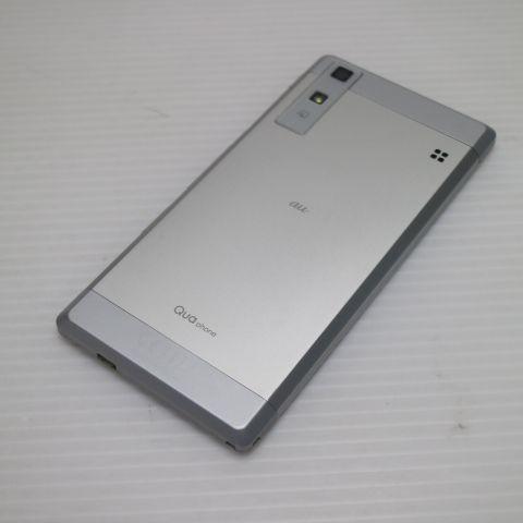 京セラ - 【SIMフリー/新品未使用】au Qua phone KYV37/シルバー 美品 au KYV37 Qua phone シルバー 即日発送 スマホ AU KYOCERA 本体