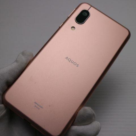 超美品 SHV48 AQUOS sense3 basic ライトカッパー スマホ 白ロム 中古 