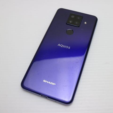 美品 SIMフリー AQUOS sense4 plus SH-M16 パープル 即日発送 スマホ 