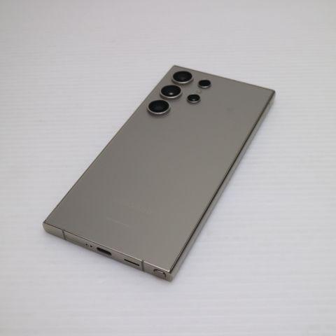 超美品 SIMフリー Galaxy S24 Ultra 256GB チタニウムグレー スマホ