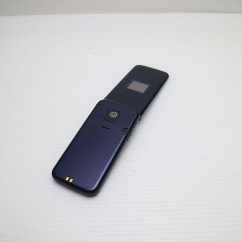 超美品 F-02J らくらくホン ネイビー 即日発送 ガラケー DoCoMo 富士通