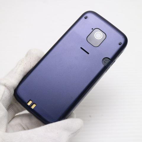 超美品 F-02J らくらくホン ネイビー 即日発送 ガラケー DoCoMo 富士通