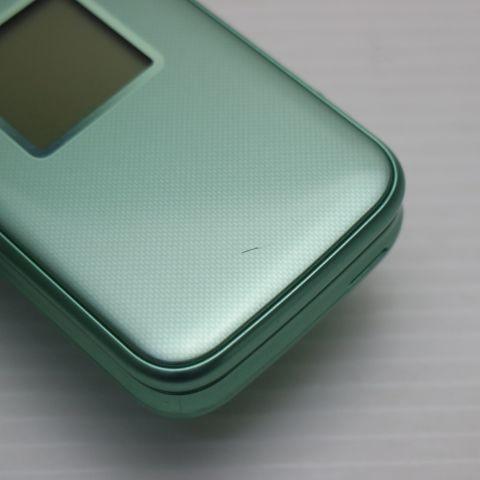 美品 F-02J らくらくホン ミントグリーン 即日発送 ガラケー DoCoMo