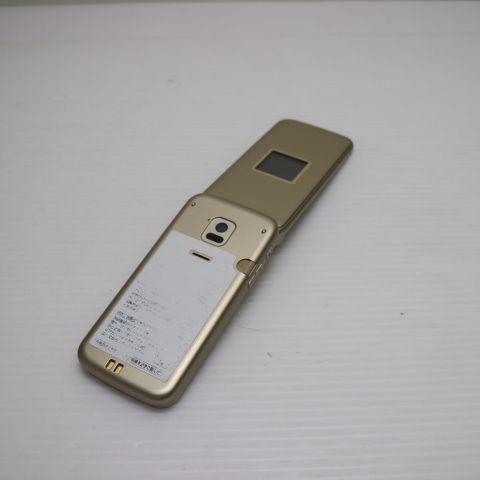 超美品 F-02J らくらくホン ゴールド 即日発送 ガラケー DoCoMo 富士通
