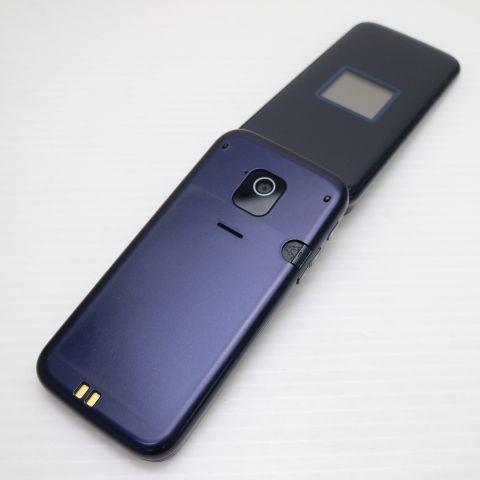 美品 F-02J らくらくホン ネイビー 即日発送 ガラケー DoCoMo 富士通 本体 白ロム あすつく 土日祝発送OK_1
