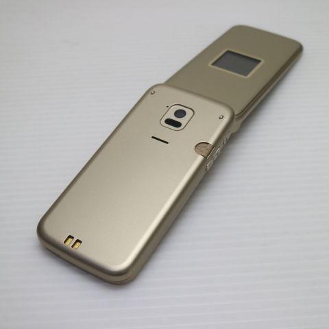 超美品 F-02J らくらくホン ゴールド 即日発送 ガラケー DoCoMo 富士通
