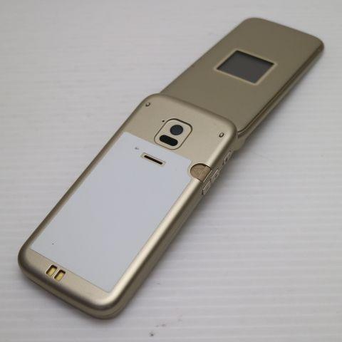 美品 F-02J らくらくホン ゴールド 即日発送 ガラケー DoCoMo 富士通