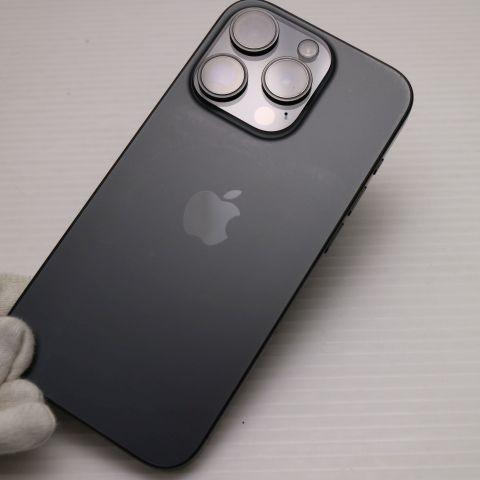 超美品 SIMフリー iPhone15 Pro 512GB ブラックチタニウム スマホ