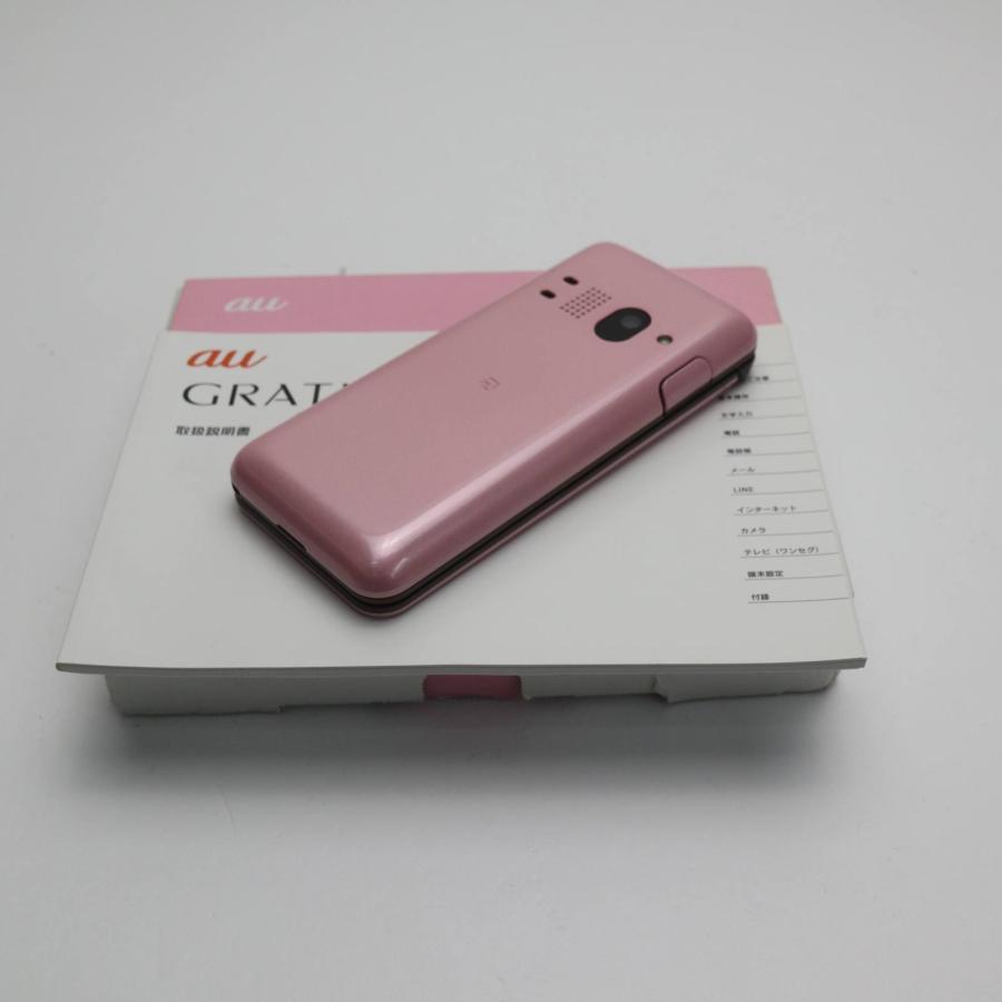 新品未使用 au KYF31 GRATINA 4G ピンク本体 即日発送 ガラケー 