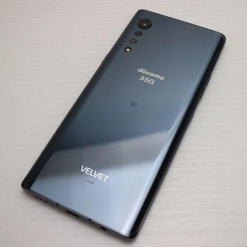 美品 L-52A LG VELVET オーロラグレー 即日発送 スマホ 白ロム LG電子