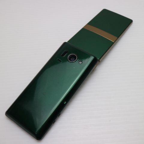 美品 au SHF33 AQUOS K グリーン 即日発送 ガラケー AU SHARP 本体 白