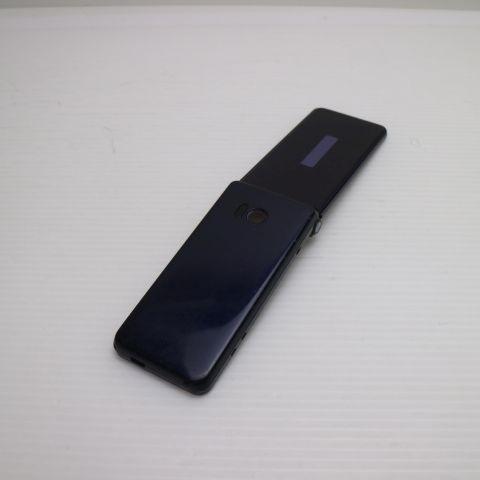 良品中古 SH-01J AQUOS ケータイ ブルーブラック 即日発送 ガラケー