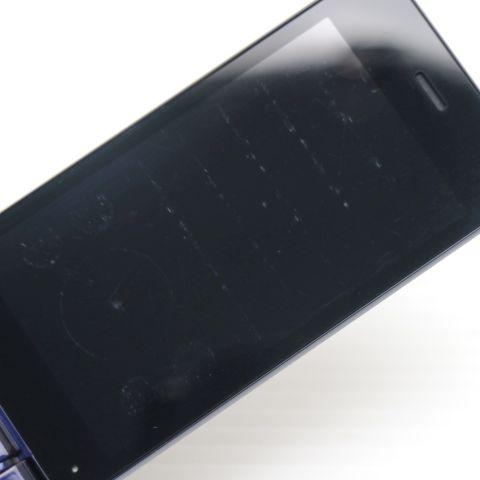 良品中古 SH-01J AQUOS ケータイ ブルーブラック 即日発送 ガラケー