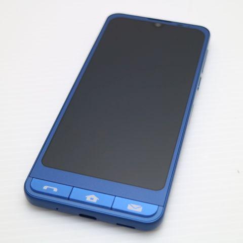 新品同様 SoftBank シンプルスマホ6 A201SH インディゴブルー スマホ 
