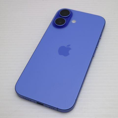 美品 SIMフリー iPhone 16 256GB ウルトラマリン スマホ APPLE 即日