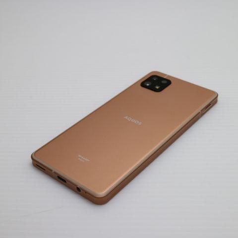 美品 AQUOS sense6 SHG05 ライトカッパー スマホ 白ロム 本体 即日発送