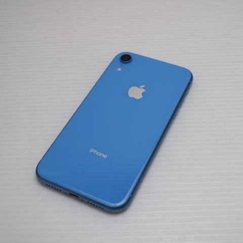 美品 SIMフリー iPhoneXR 64GB ブルー スマホ 白ロム 中古 即日発送