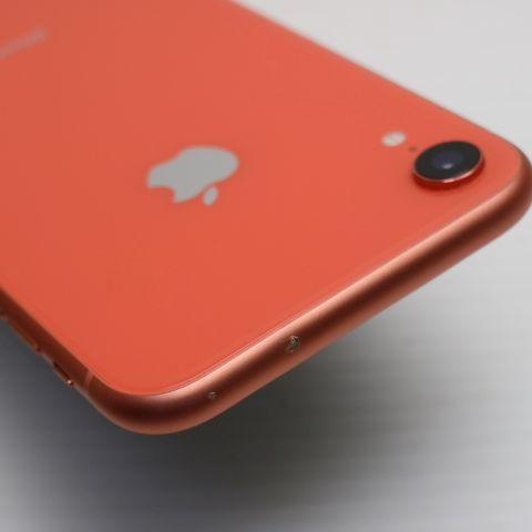 美品 SIMフリー iPhoneXR 128GB コーラル ピンク スマホ 白ロム 中古