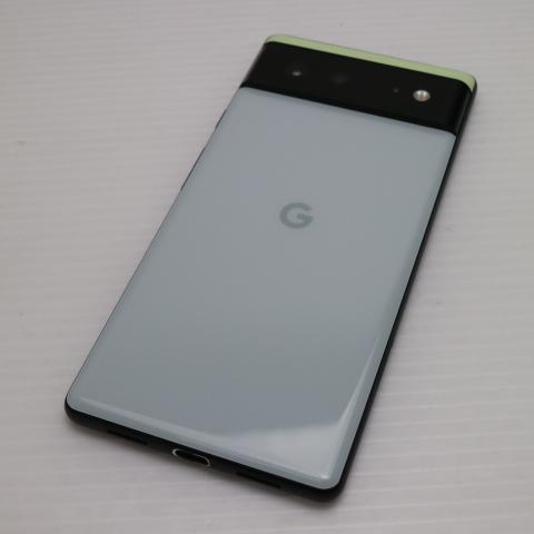 美品 SIMフリー Google Pixel 6 128GB ソータシーフォーム スマホ 白 