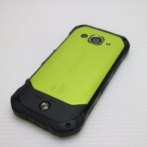 （美品）KYOCERA かんたんスマホ3 グリーン 超美品 au TORQUE G03 グリーン 即日発送 スマホ KYOCERA 本体 白ロム