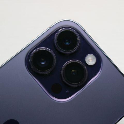 美品 SIMフリー iPhone14 Pro 256GB ディープパープル スマホ 中古あす