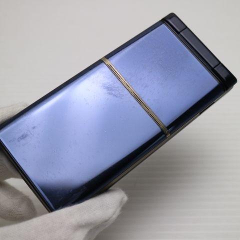 良品中古 au KYF35 MARVERA ネイビー 即日発送 ガラケー KYOCERA 本体